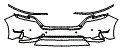 Bumper Kit pattern for the 2022 Kia Carnival