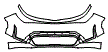 Bumper Kit pattern for the 2025 Kia Soul (Canada)