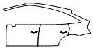 Door and Rear Fender Kit pattern for the 2025 Audi SQ5 (Previous Generation)