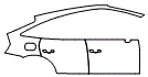 Door and Rear Fender Kit pattern for the 2025 Audi SQ5 (Previous Generation)