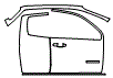 A-Pillar and Door Kit pattern for the 2022 Chevrolet Colorado