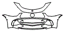 Bumper Kit pattern for the 2026 Mercedes Benz SL Roadster