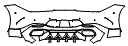 Rear Bumper Kit pattern for the 2026 Mercedes Benz SL Roadster