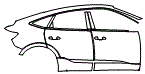 Door and Rear Fender Kit pattern for the 2023 Audi e-tron