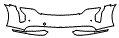 Bumper Kit pattern for the 2022 Porsche Taycan
