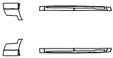 Rocker Panel Kit pattern for the 2023 Cadillac Escalade-V