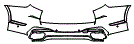 Rear Bumper Kit pattern for the 2027 BMW X7