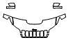 Hood, Fender and Mirror Kit pattern for the 2023 Jeep Cherokee