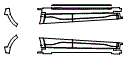Rocker Panel Kit pattern for the 2022 Hyundai Kona (US)