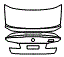Trunk Lid Kit pattern for the 2020 BMW 5 Series