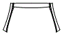 A-Pillar and Roof Kit pattern for the 2027 Mercedes Benz EQS SUV