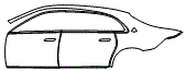 Door and Rear Fender Kit pattern for the 2026 Mercedes Benz Maybach S 580 4MATIC