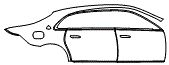 Door and Rear Fender Kit pattern for the 2026 Mercedes Benz Maybach S 580 4MATIC