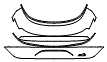 Trunk Lid Kit pattern for the 2026 Lucid Air