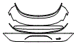 Trunk Lid Kit pattern for the 2026 Lucid Air