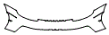 Rear Bumper Kit pattern for the 2025 Porsche 911 (992.1)