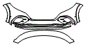 Bumper Kit pattern for the 2027 Mercedes Benz EQS SUV