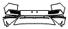 Rear Bumper Kit pattern for the 2022 Hyundai Ioniq 5 (US)