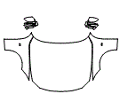 Full Hood, Fender and Mirror Kit pattern for the 2022 BMW 4 Series