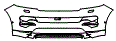 Bumper Kit pattern for the 2027 Land Rover Range Rover Sport