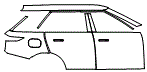 Door and Rear Fender Kit pattern for the 2027 Land Rover Range Rover Sport