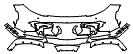 Bumper Kit pattern for the 2024 Ferrari 812 Competizione A