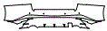 Rear Bumper Kit pattern for the 2026 Lexus IS