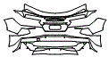 Rear Bumper Kit pattern for the 2027 Chevrolet Corvette