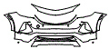 Bumper Kit pattern for the 2021 Buick Encore GX