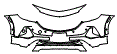 Bumper Kit pattern for the 2021 Buick Encore GX