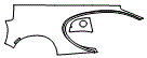 Rear Fender Kit pattern for the 2024 Bugatti Chiron