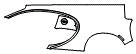 Rear Fender Kit pattern for the 2024 Bugatti Chiron