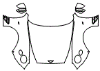Full Hood, Fender and Mirror Kit pattern for the 2024 Bentley Continental GT