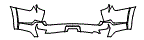Rear Bumper Kit pattern for the 2018 Toyota 4Runner