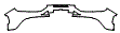 Rear Bumper Kit pattern for the 2025 Maserati MC20