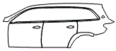 Door and Rear Fender Kit pattern for the 2026 Mercedes Benz Maybach GLS 600 4MATIC SUV