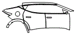 Door and Rear Fender Kit pattern for the 2027 Genesis GV60