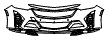 Bumper Kit pattern for the 2022 Cadillac CT5
