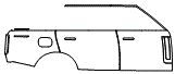 Door and Rear Fender Kit pattern for the 2022 Land Rover Range Rover (New Generation)