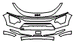 Bumper Kit pattern for the 2026 Kia Niro Hybrid