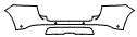 Rear Bumper Kit pattern for the 2026 Mercedes Benz GLE SUV