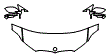 Hood, Fender and Mirror Kit pattern for the 2023 BMW 3 Series