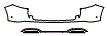 Rear Bumper Kit pattern for the 2025 Mercedes Benz EQB SUV