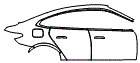 Door and Rear Fender Kit pattern for the 2026 BMW i4