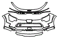 Bumper Kit pattern for the 2026 Kia Niro EV