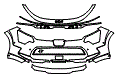 Bumper Kit pattern for the 2026 Kia Niro EV
