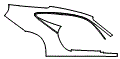 Rear Fender Kit pattern for the 2023 Porsche 911 (992.1)