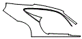 Rear Fender Kit pattern for the 2023 Porsche 911 (992.1)