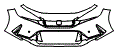 Bumper Kit pattern for the 2026 Honda Civic