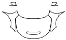 Full Hood, Fender and Mirror Kit pattern for the 2026 Honda Civic